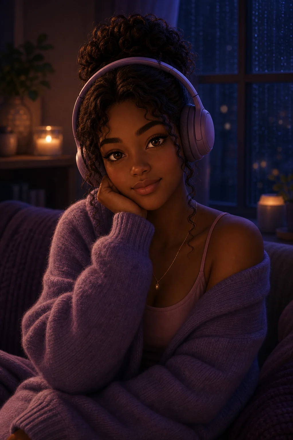 Amina ASMR voice character