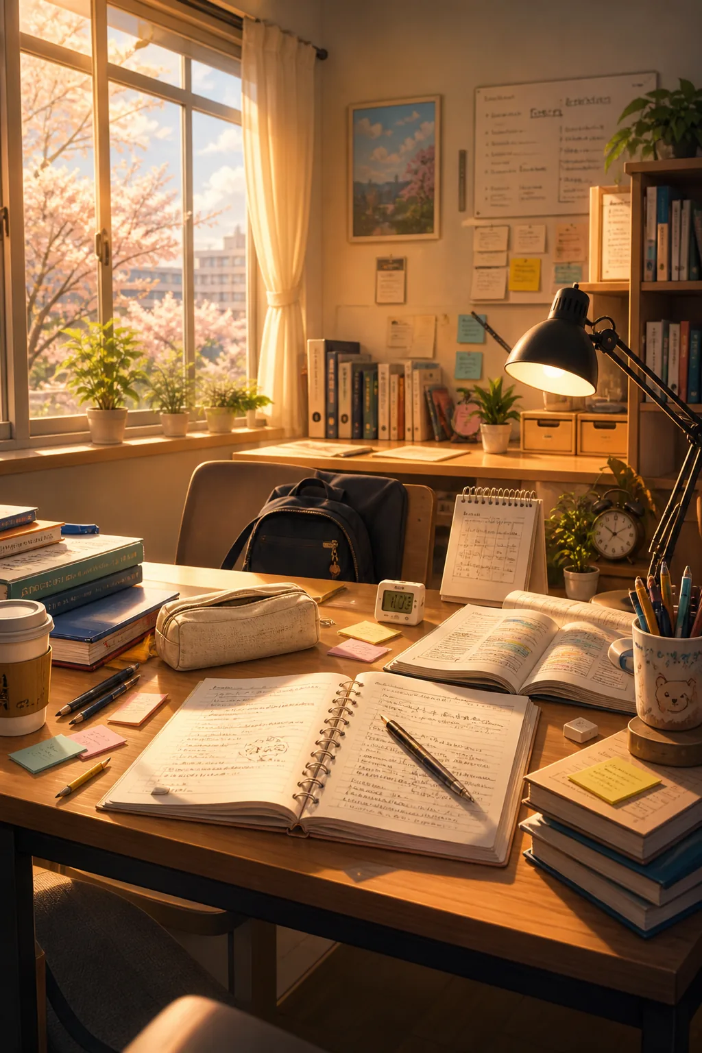 After-school Study AI 3D ASMR roleplay scenario